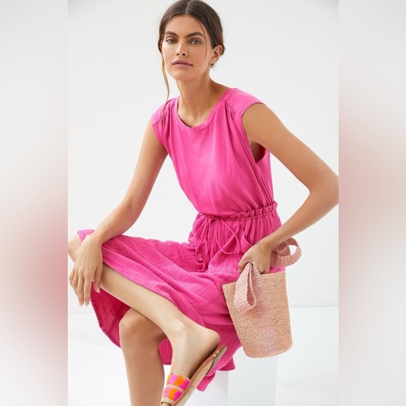 Daily Practice by Anthropologie Everyday Tee
Dress Pink Sz Small - Picture 3 of 6